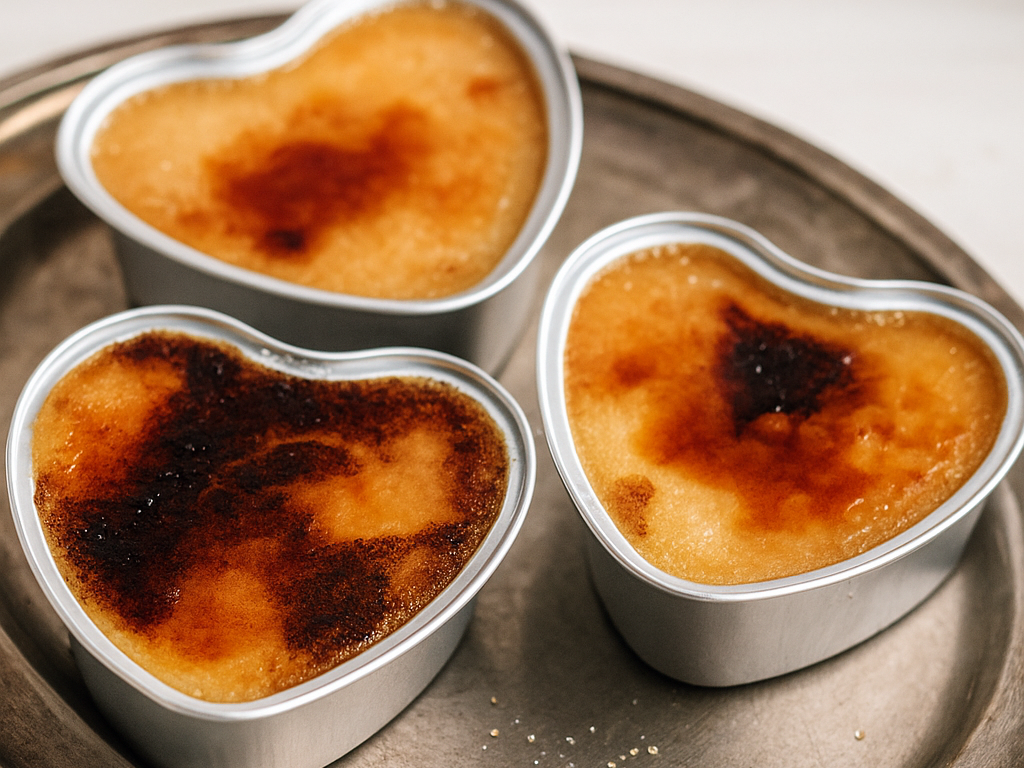 Creamy and decadent creme Brulee