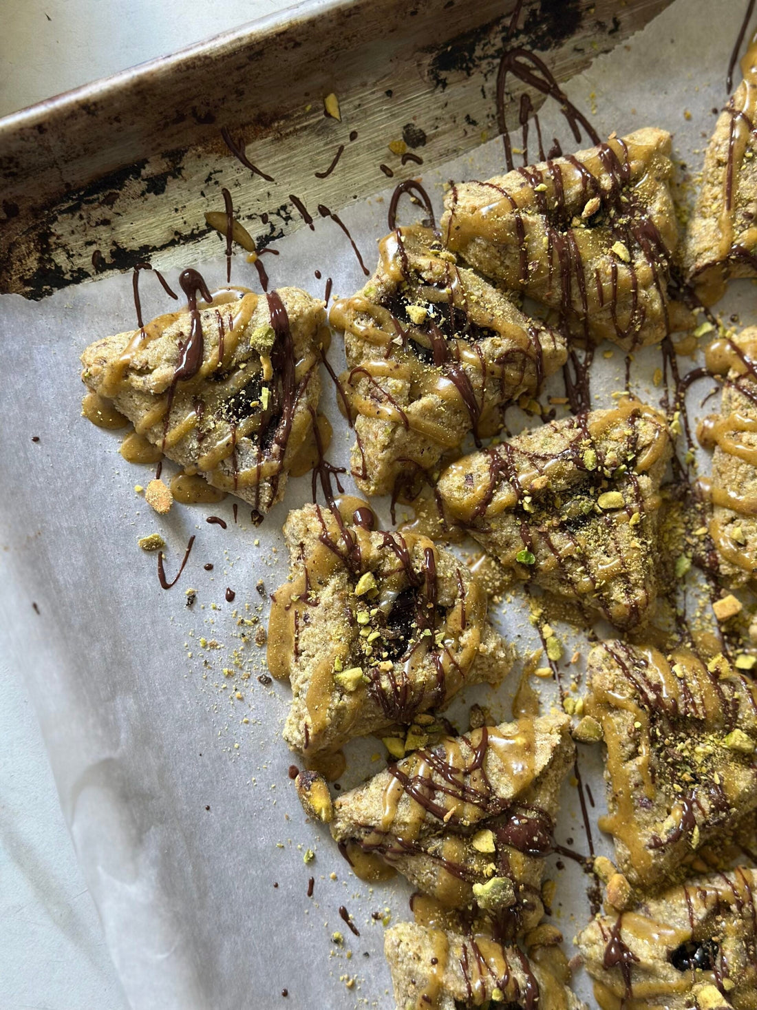 Gluten free Italian pistacho Oznei Haman cookies