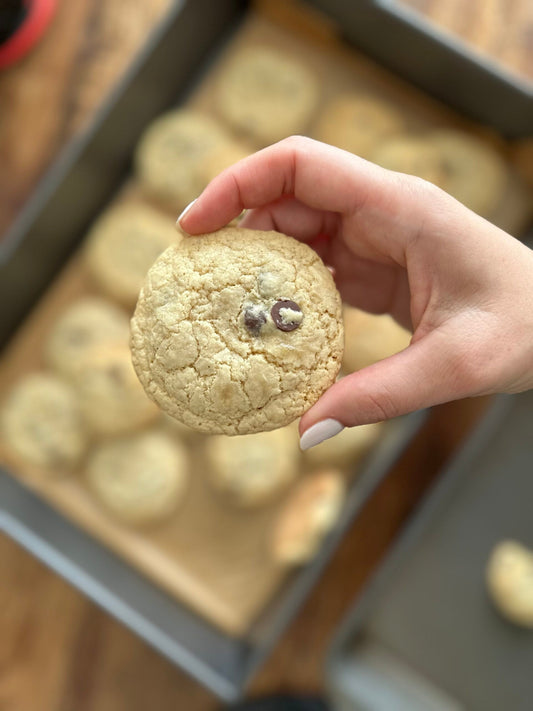 Passover Olive oil chewy chocolate chip cookies