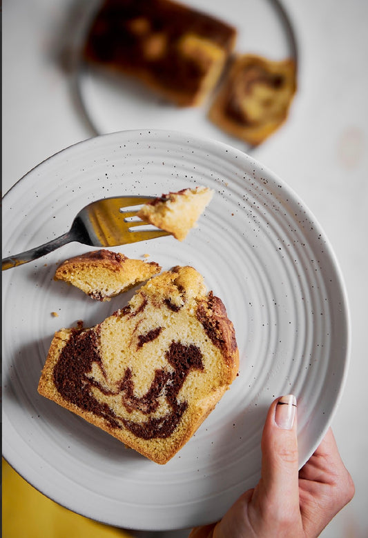 Marble loaf cake