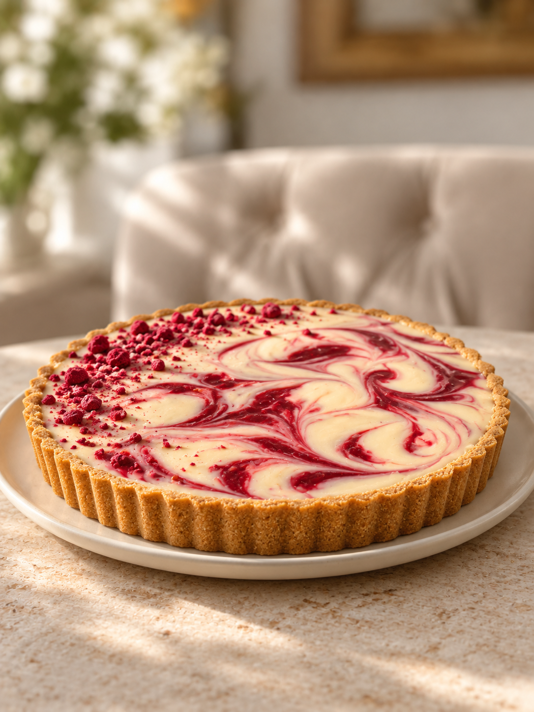 Franui-Inspired Chocolate & Raspberry Tart