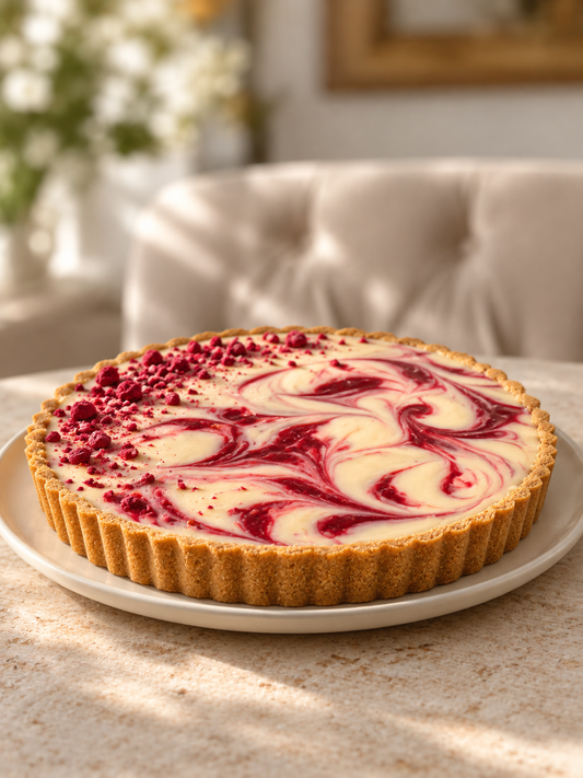 Franui-Inspired Chocolate & Raspberry Tart
