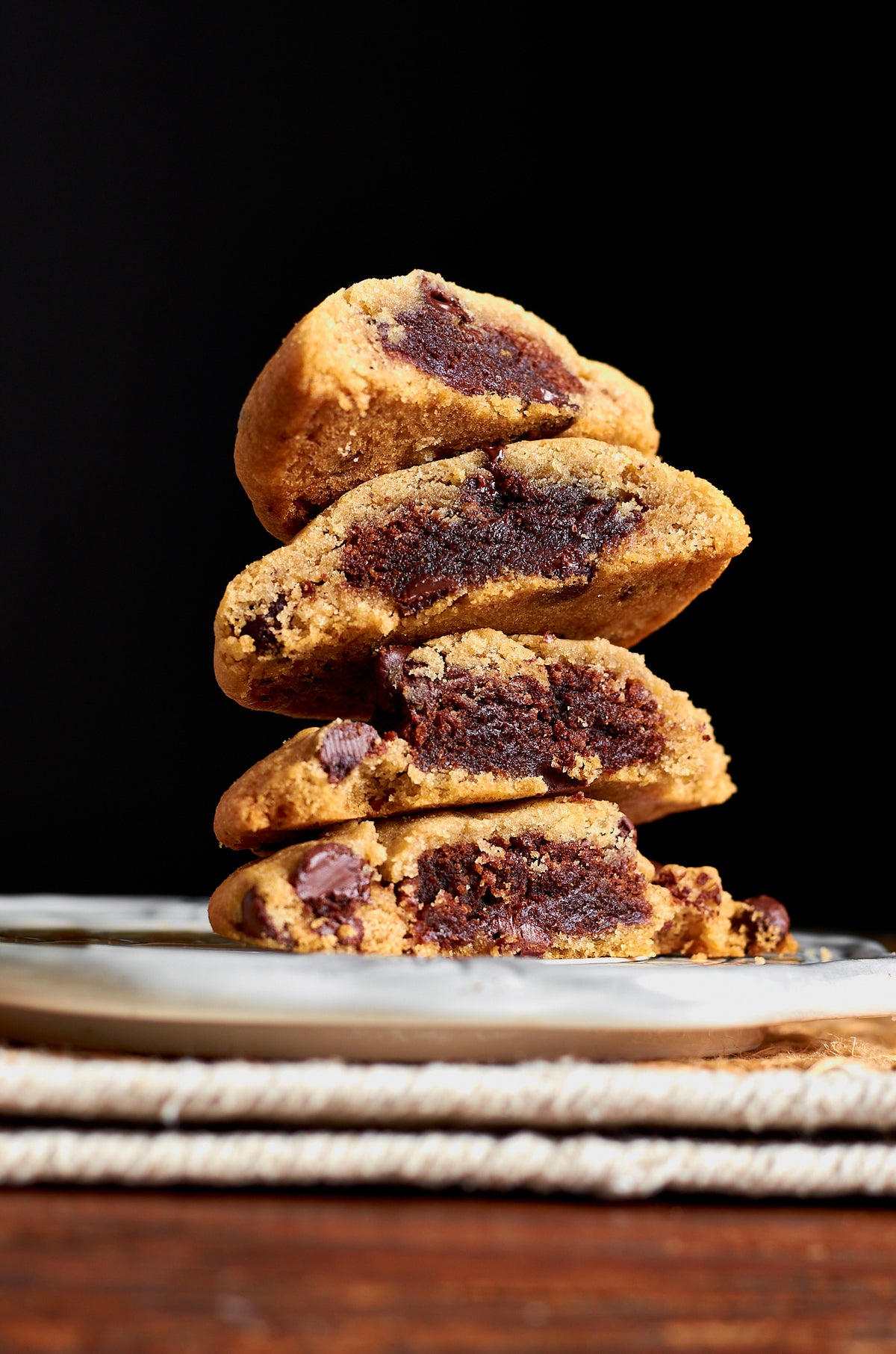 Dairy Cookies filled with creamy Chocolate ganache