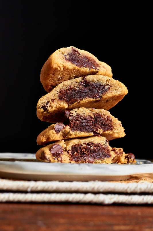 Dairy Cookies filled with creamy Chocolate ganache